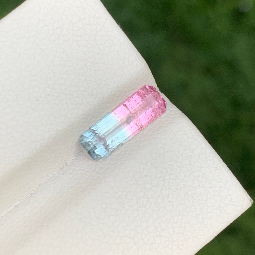 1.95 Carats Tricolor Tourmaline Gem