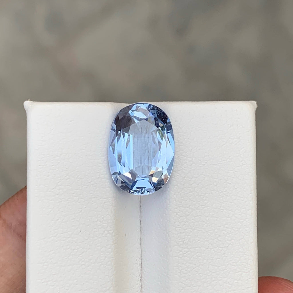 4.45 Carat Natural Aquamarine Goshenite Oval Cut Gemstone From Pakistan