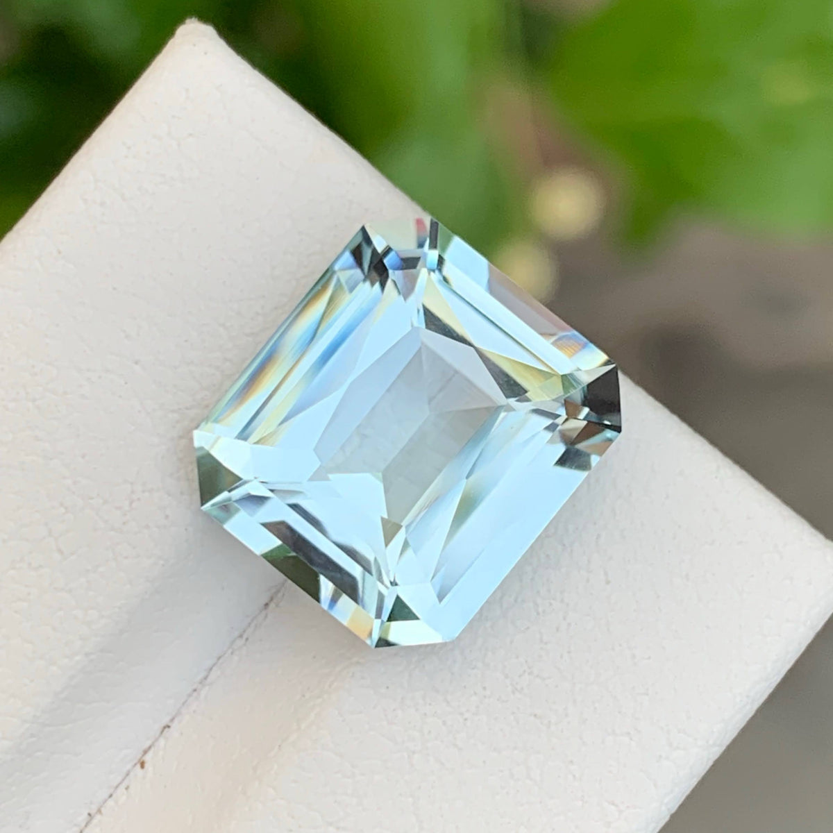 8.25 Carat Natural Loose Light Blue Aquamarine African Gemstone