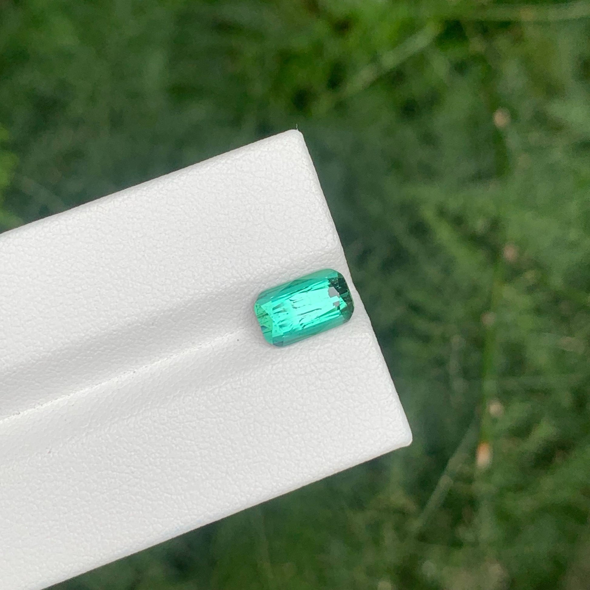 2.20 Carat Bluish Green Tourmaline