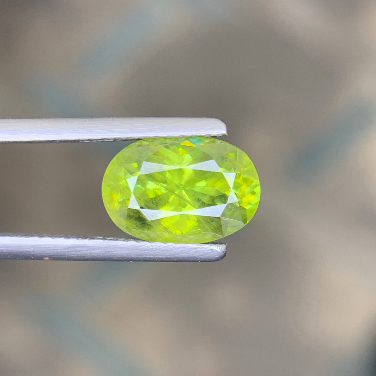 3.15 Carat Natural Loose Fine Quality Sphene Oval Cut Pakistan Gemstone
