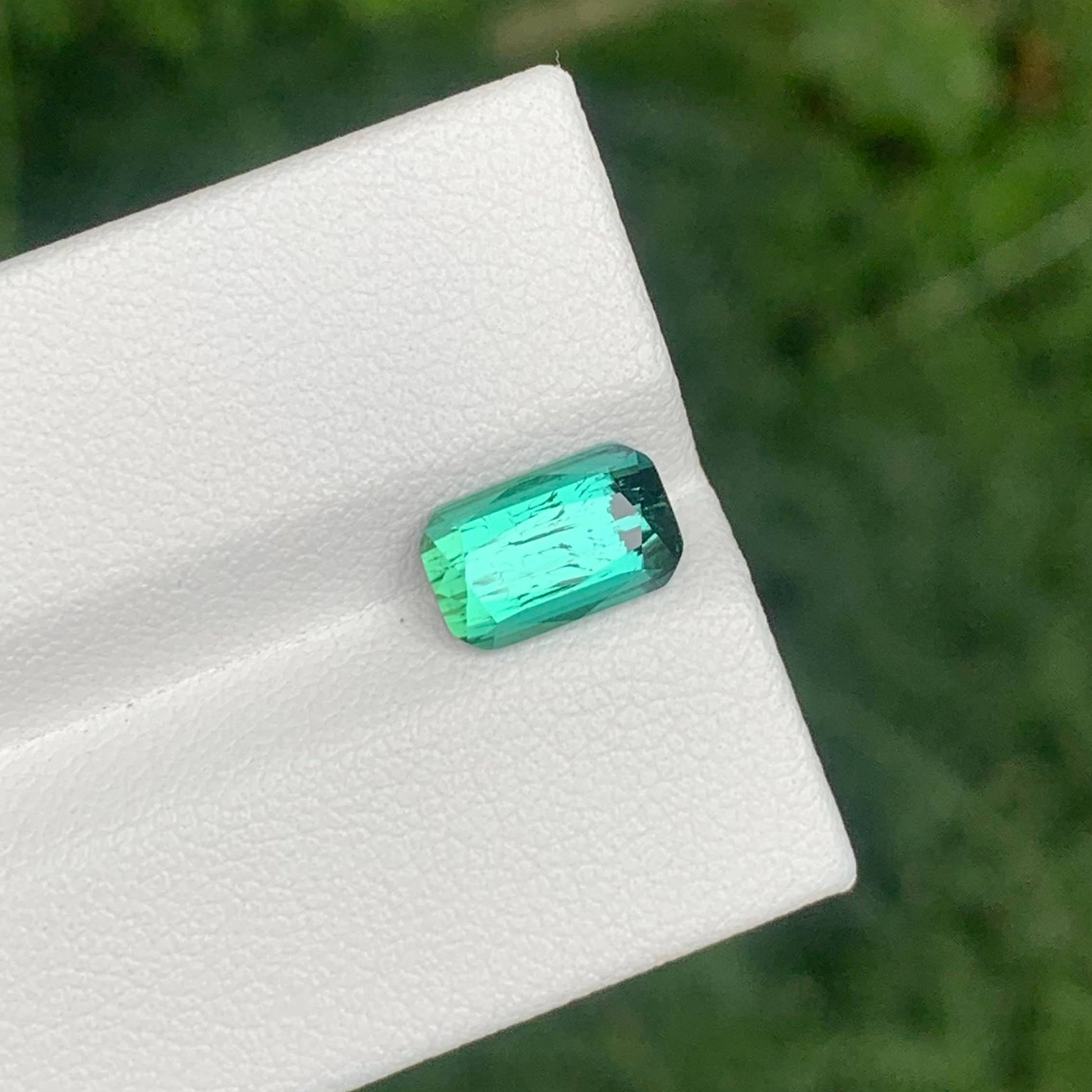 2.20 Carat Bluish Green Tourmaline