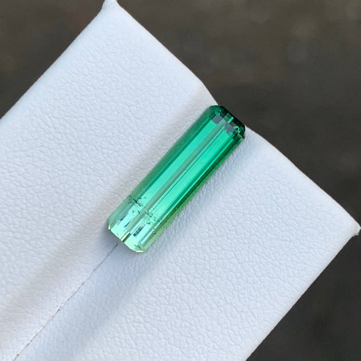 3.00 Carat Bicolor Tourmaline Emerald Cut Afghanistan VVS Untreated