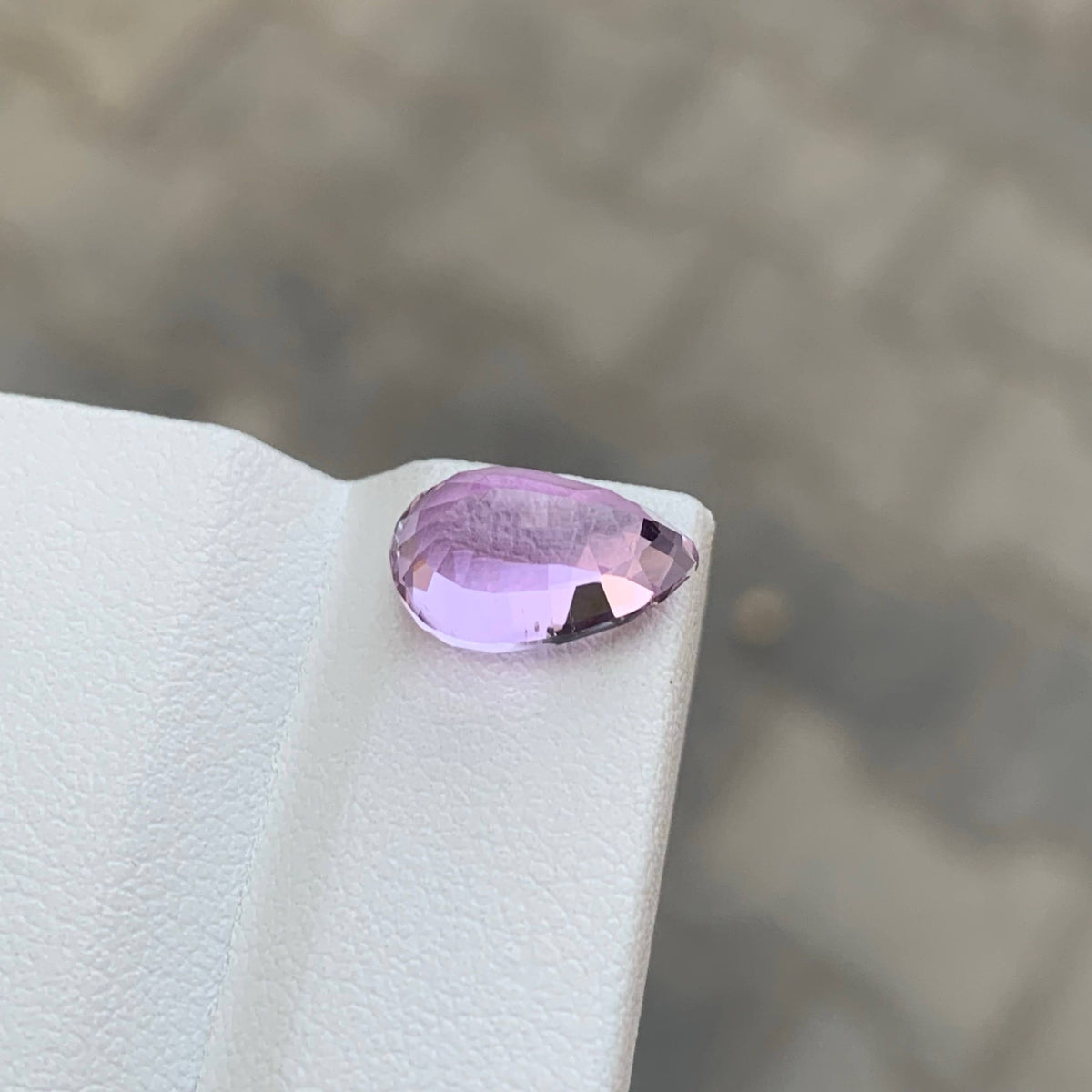 4.55 Carat Pink Kunzite Pear Fancy Cut Afghanistan Eye Clean Heated