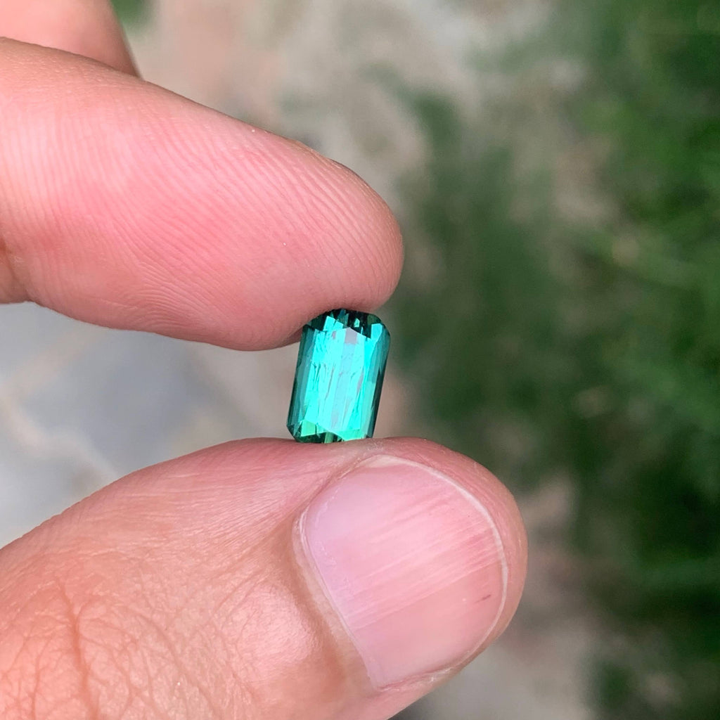2.20 Carat Bluish Green Tourmaline