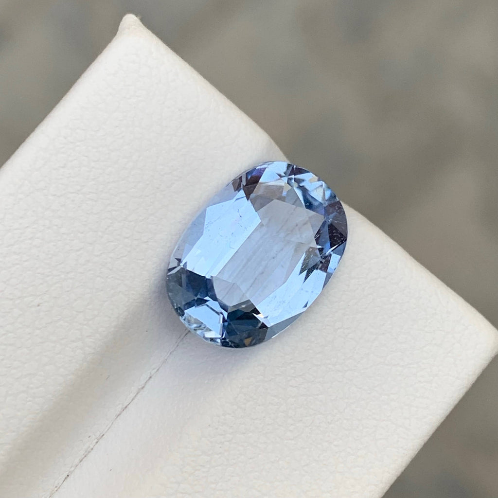 4.45 Carat Natural Aquamarine Goshenite Oval Cut Gemstone From Pakistan