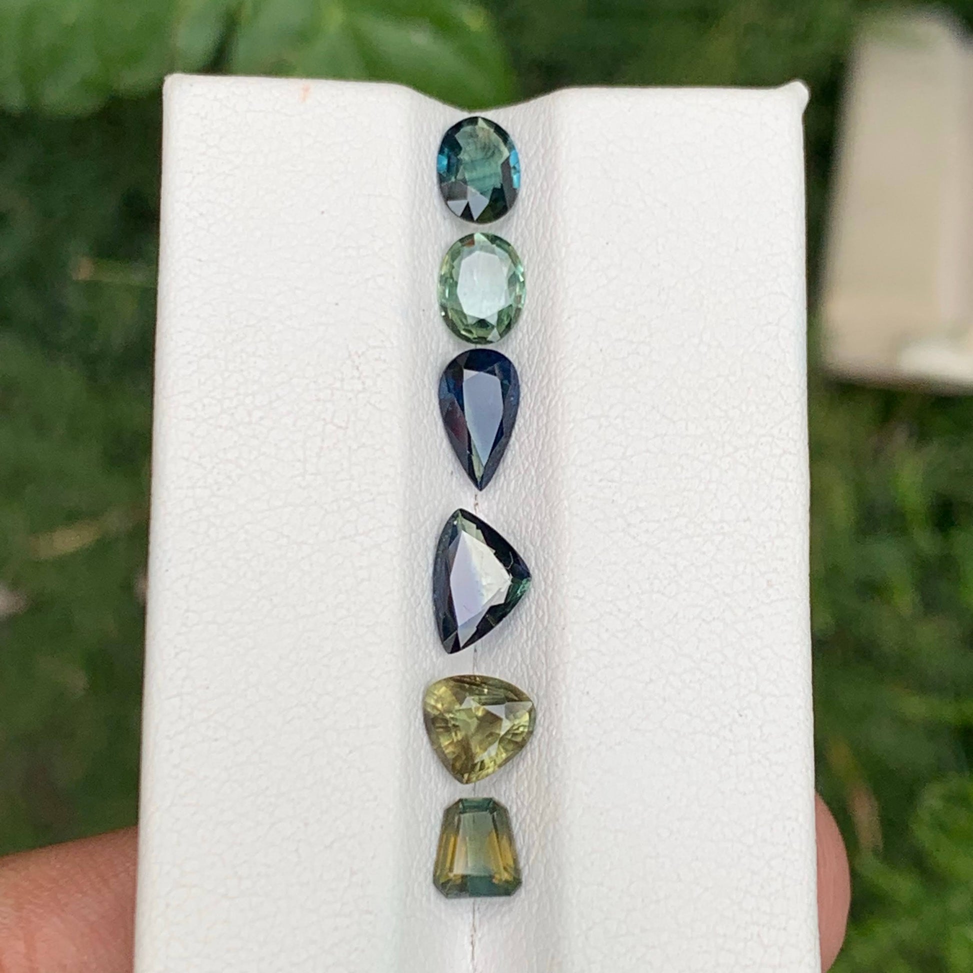 3.45 Ct Natural Loose Teal Sapphire Lot