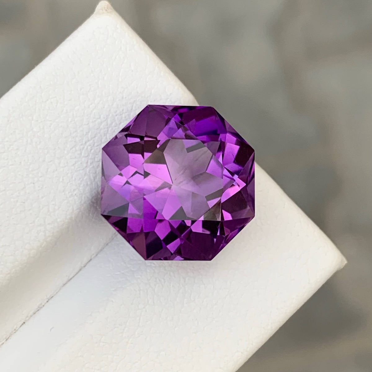 10.60 Carat Natural Loose Purple Amethyst Stone Fancy Cut Brazilian Gemstone