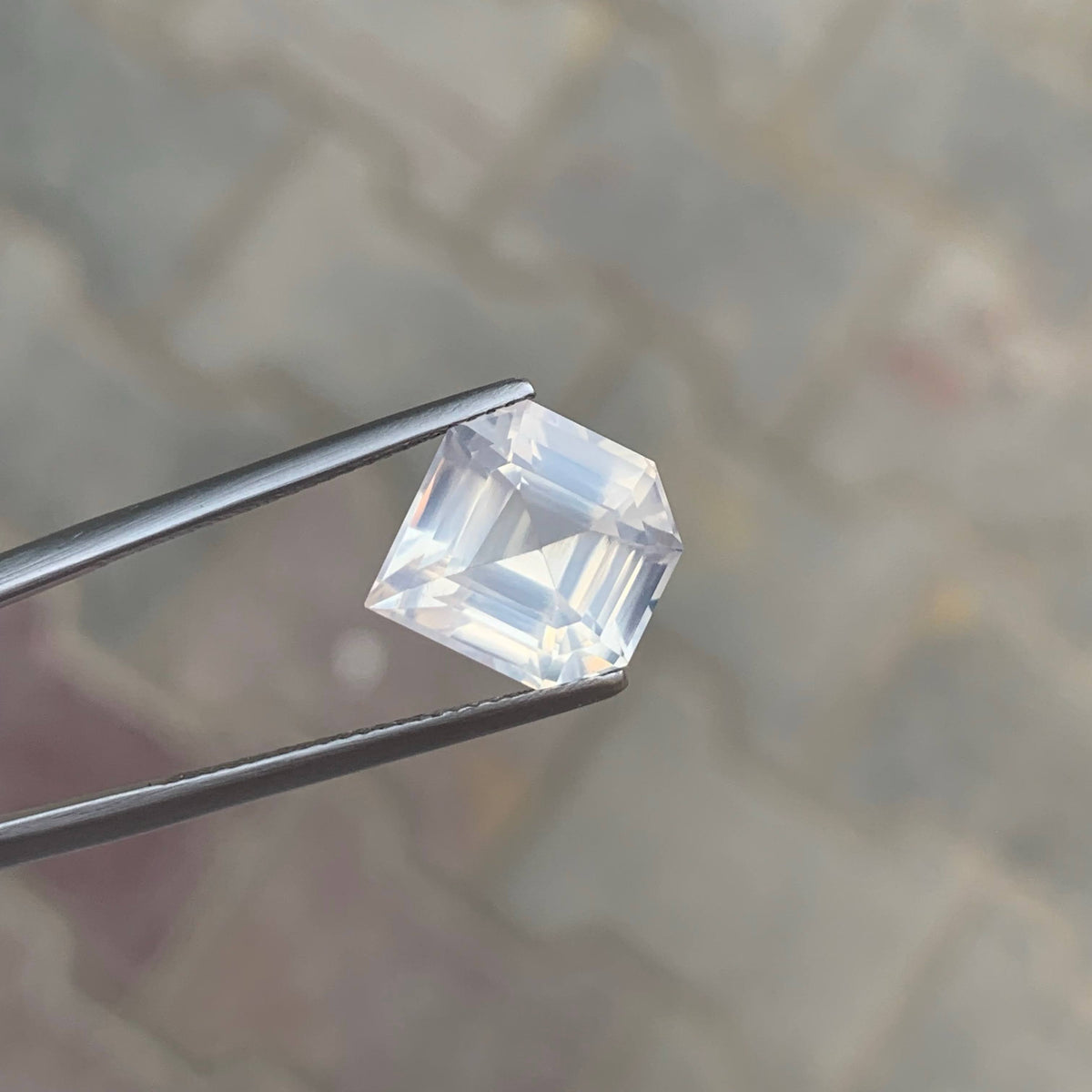 6.40 Carat Milky Quartz Fancy Cut Africa VVS Untreated