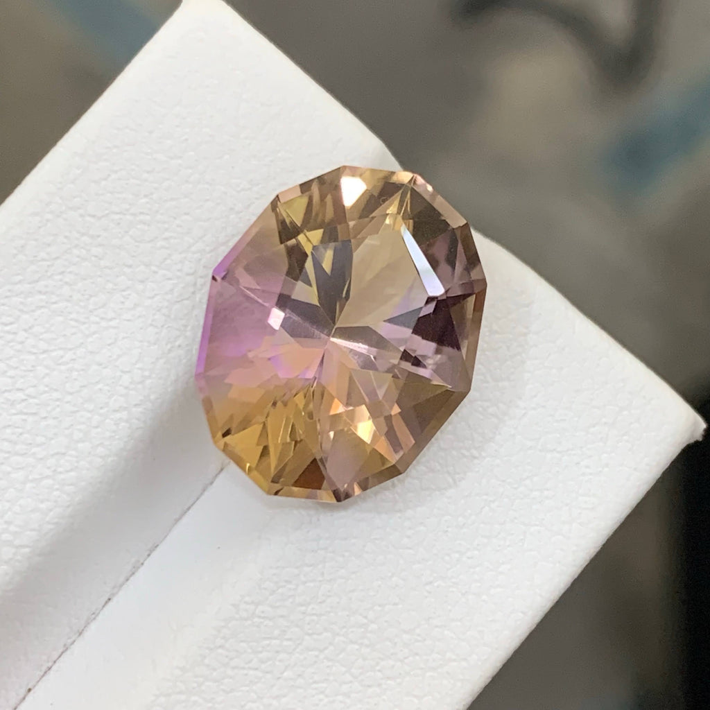 9.90 Carat Natural Loose Bicolor Ametrine Oval Fancy Cut Brazilian Gemstone