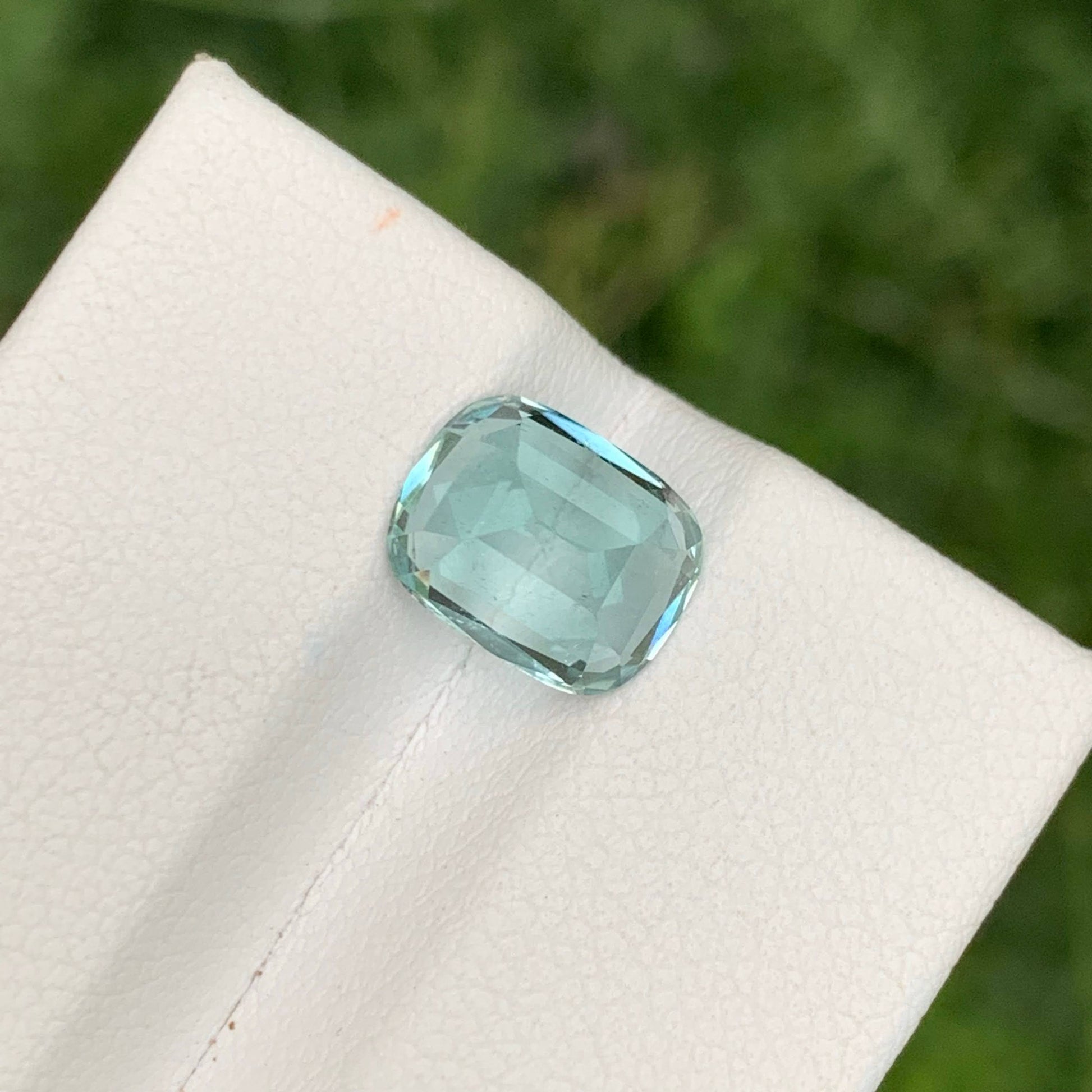  2.40 Ct Natural Seafoam Tourmaline Cushion 
