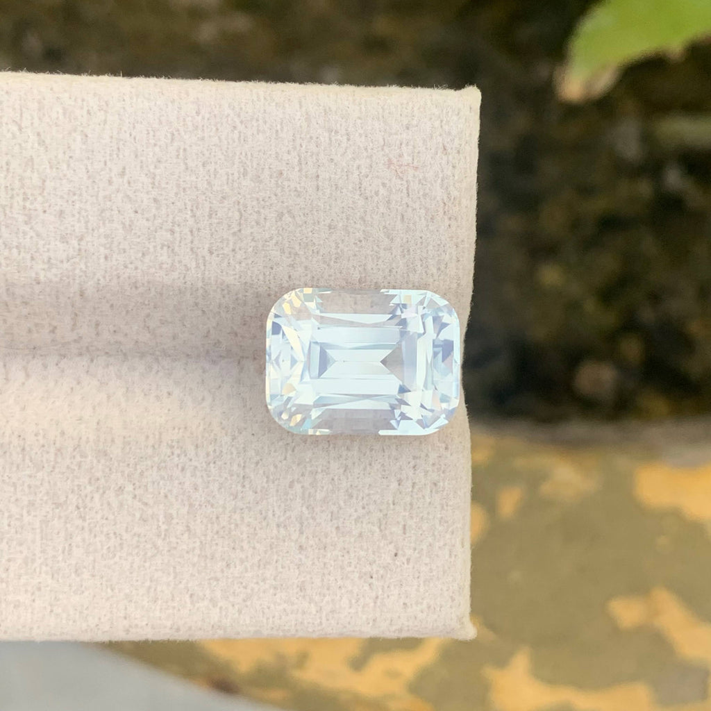 5.30 Carat Milky Quartz Cushion Cut Africa Eye Clean Untreated Gem