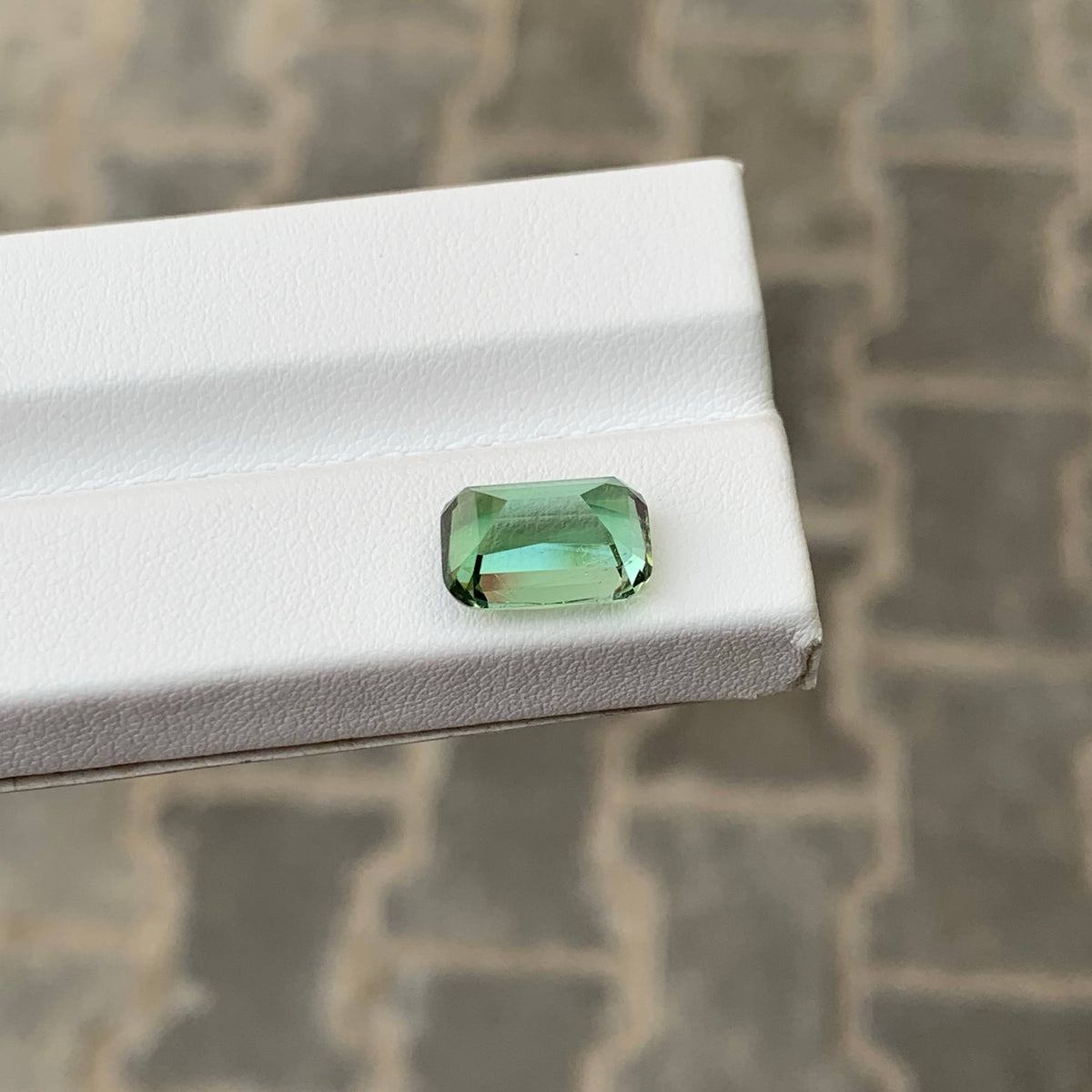 5.30 Carat Natural Loose Mint Green Tourmaline Cushion Cut Afghan Gemstone