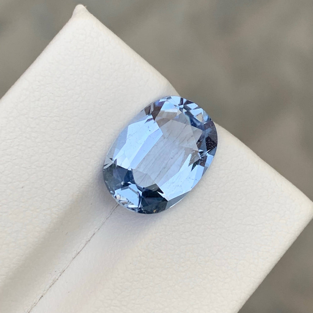 4.45 Carat Natural Aquamarine Goshenite Oval Cut Gemstone From Pakistan