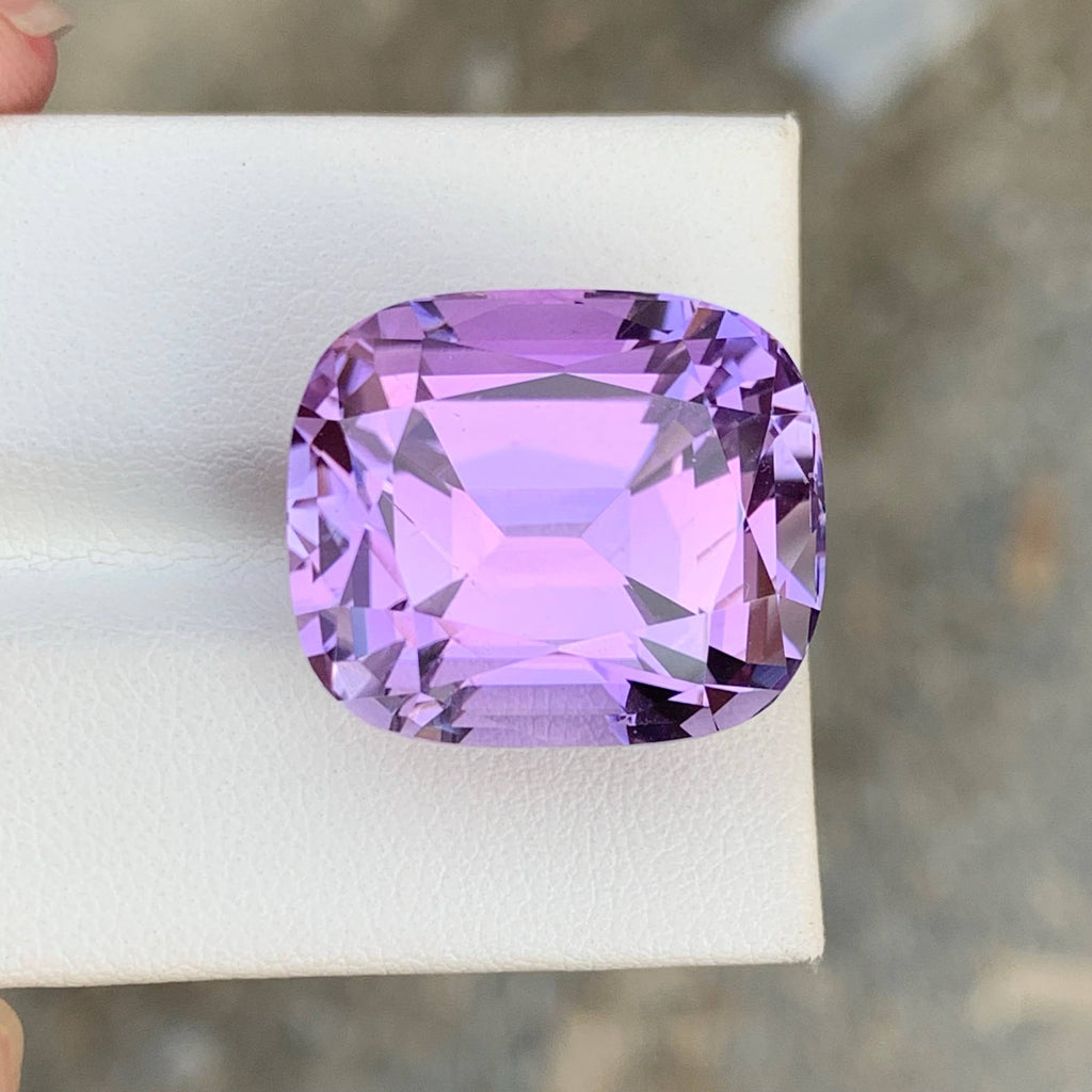 41.00 Carat Natural Loose Purple Kunzite Cushion Cut Afghan Gemstone