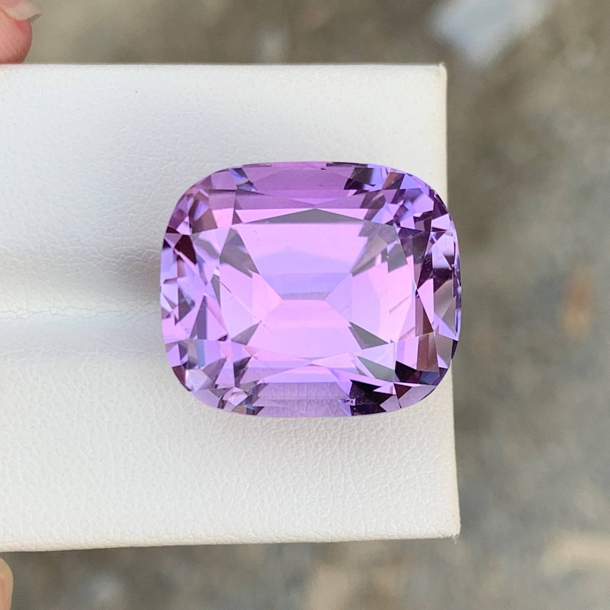 41.00 Carat Natural Loose Purple Kunzite Cushion Cut Afghan Gemstone
