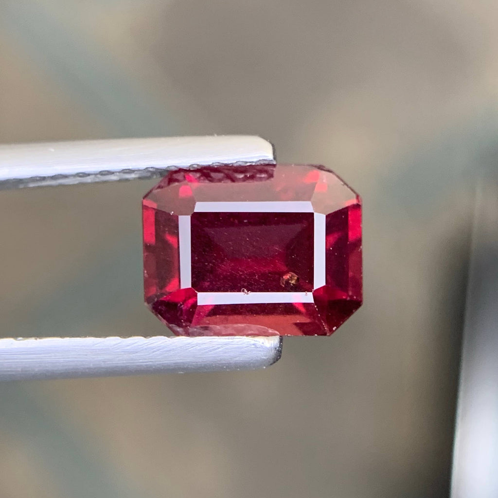 2.30 Ct Sweet Red Garnet Emerald Cut
