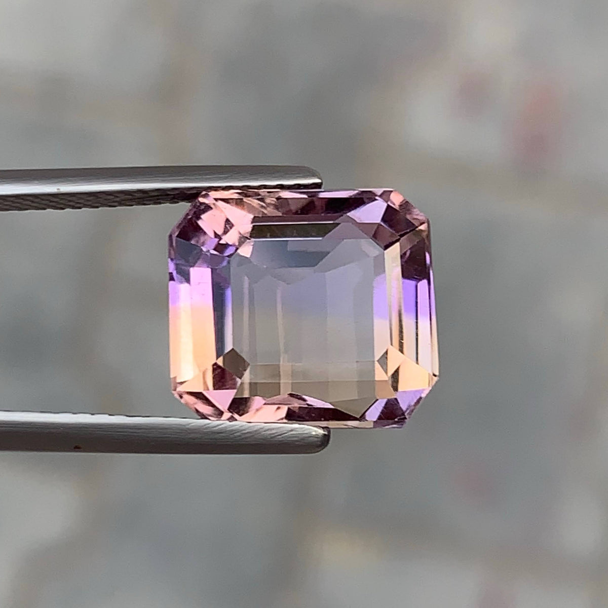 9.20 Ct Bicolor Ametrine Emerald Cut 