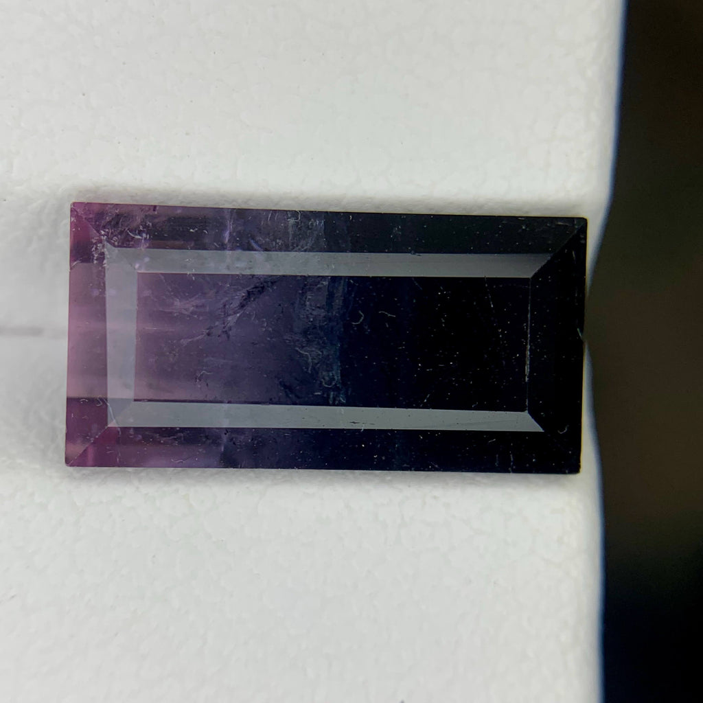 5.60 Carat Natural Loose Bicolor Tourmaline Stone Baguette Cut Afghan Gemstone