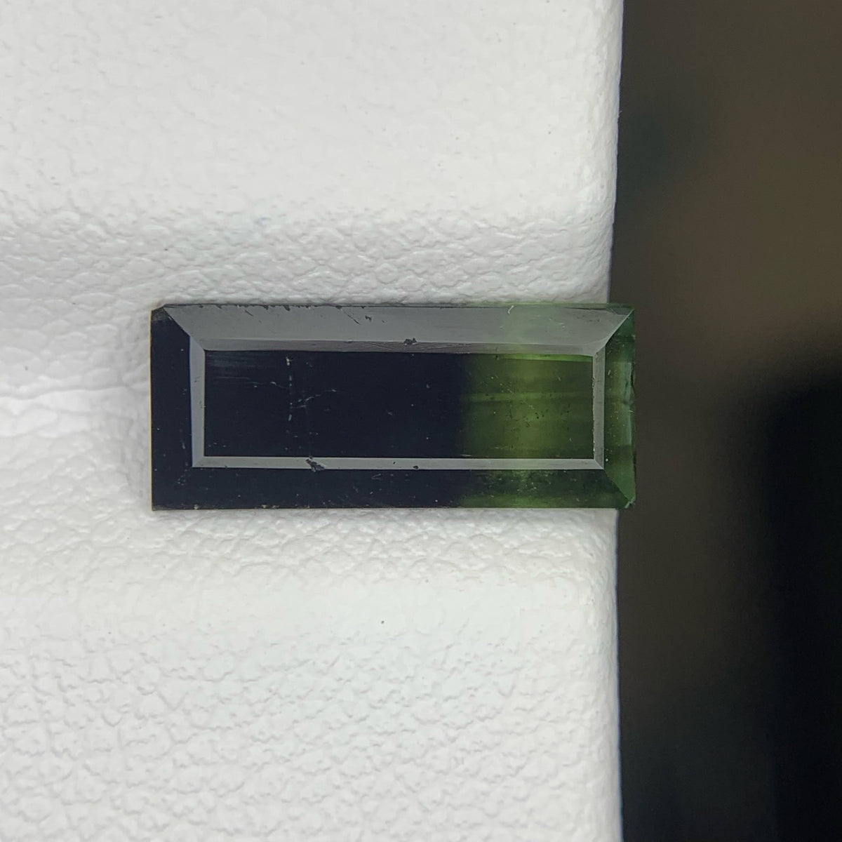 2.45 Carat Bicolor Tourmaline Baguette Cut Pakistan | SI Untreated