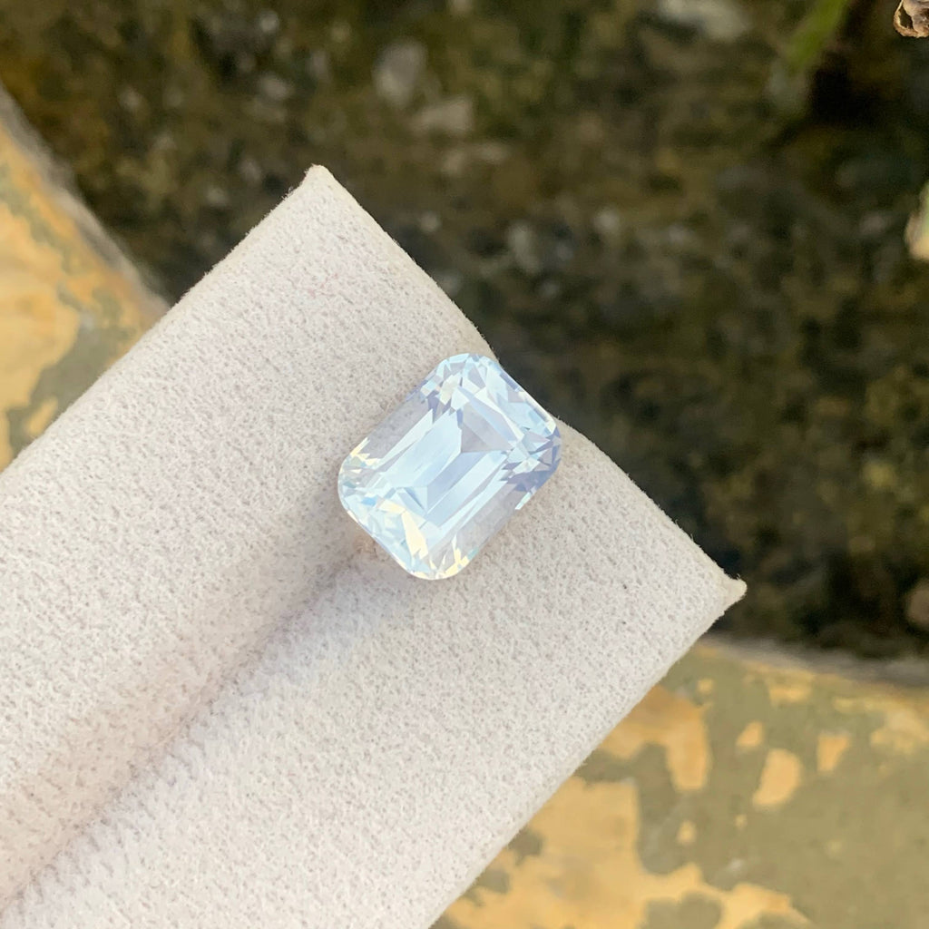 5.30 Carat Milky Quartz Cushion Cut Africa Eye Clean Untreated Gem