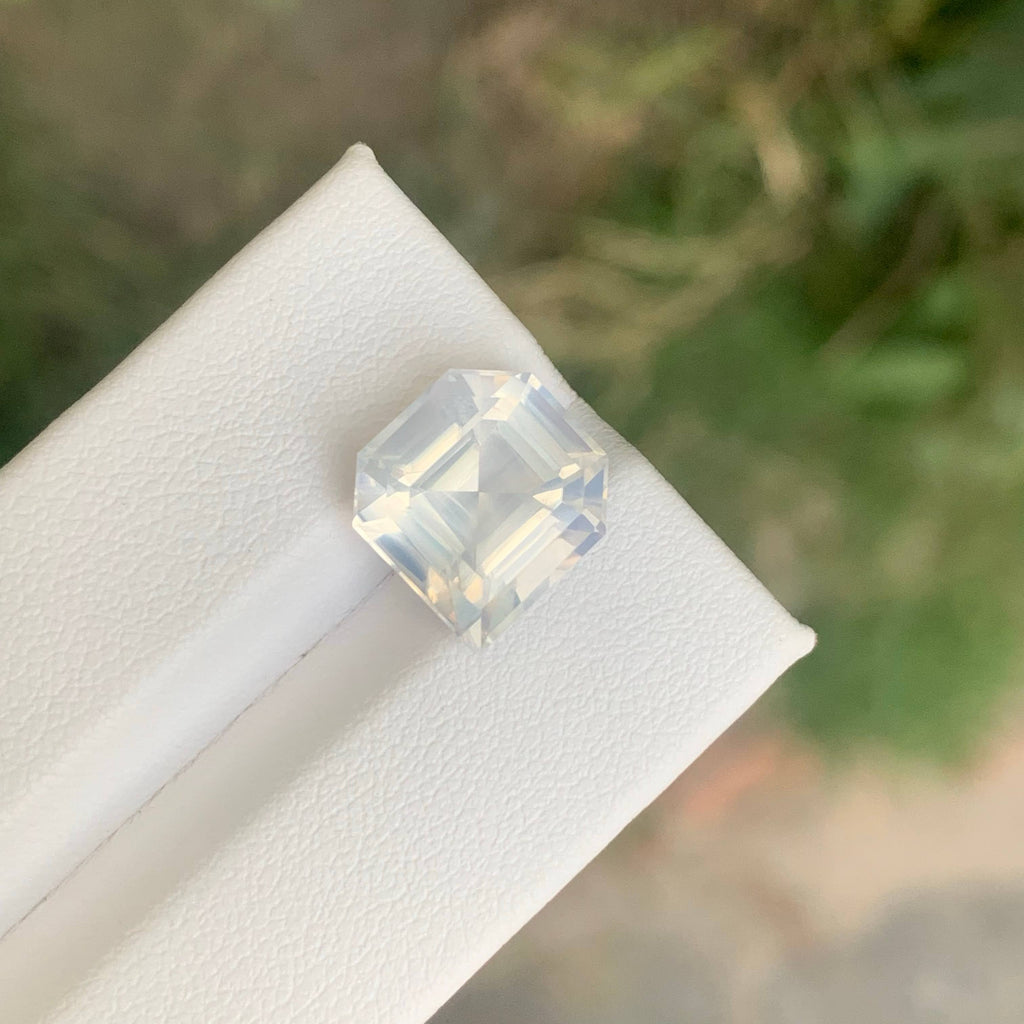 6.40 Carat Milky Quartz Fancy Cut Africa VVS Untreated