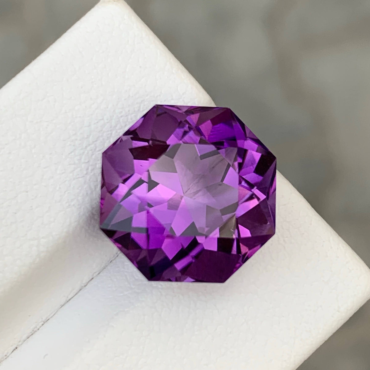 10.60 Carat Natural Loose Purple Amethyst Stone Fancy Cut Brazilian Gemstone