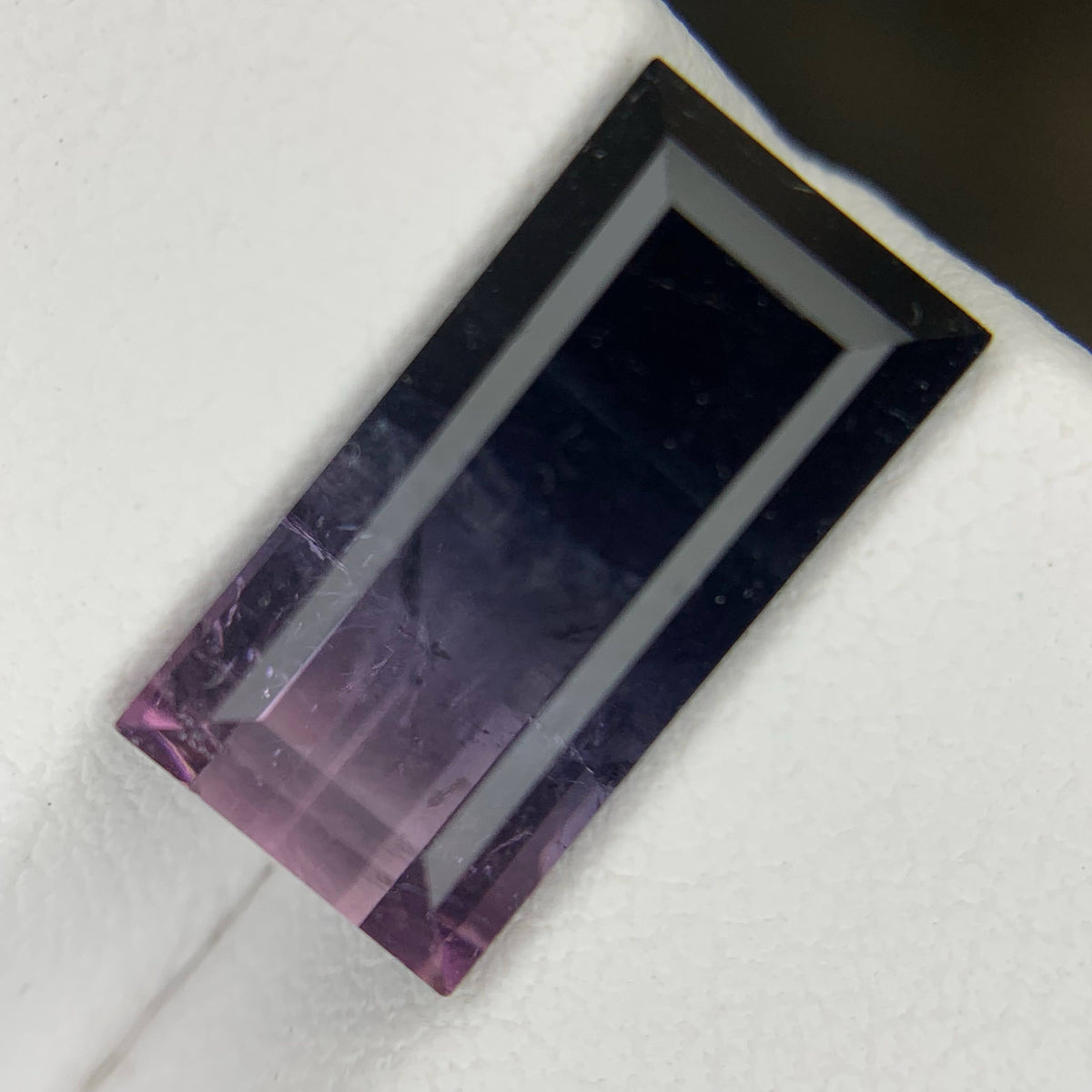 5.60 Carat Natural Loose Bicolor Tourmaline Stone Baguette Cut Afghan Gemstone