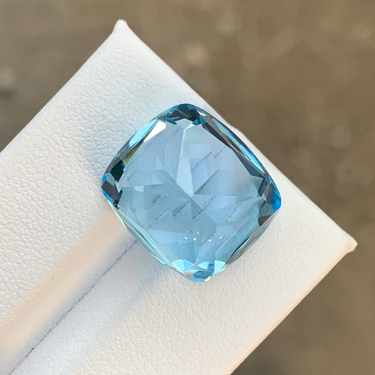 22.10 Carat Natural Loose Sky Blue Color Topaz Fancy Cut African Gemstone
