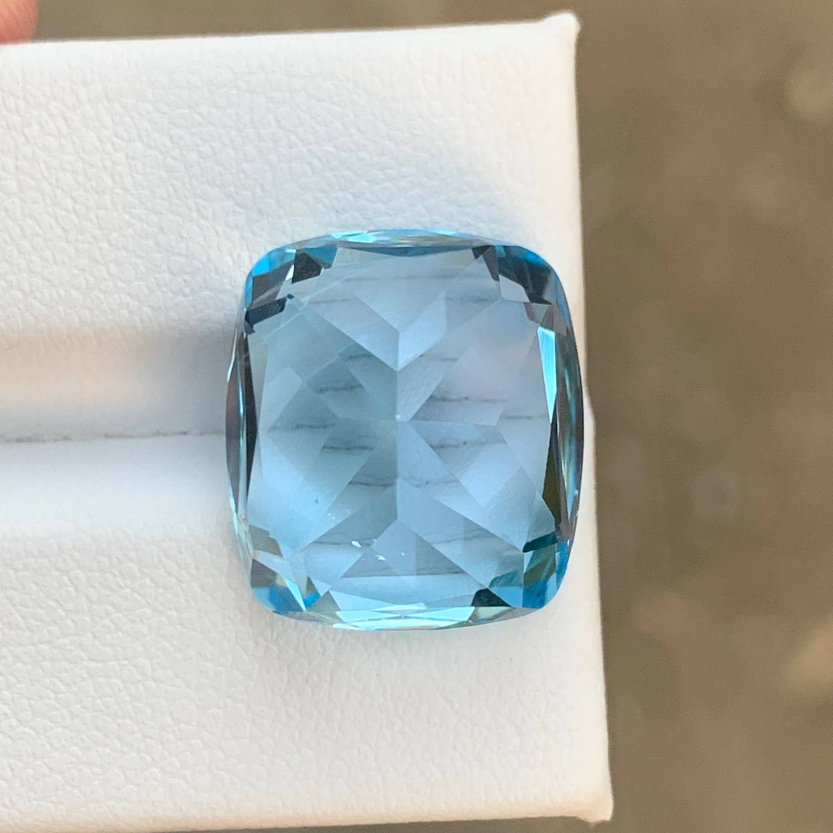 22.10 Carat Natural Loose Sky Blue Color Topaz Fancy Cut African Gemstone