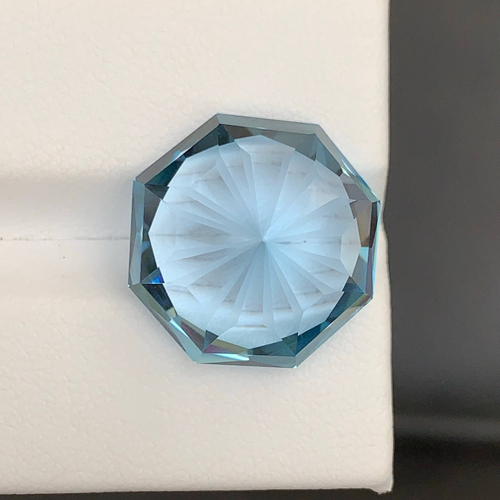 19.00 Carat Natural Loose Sky Blue Topaz Fancy Cut  African Gemstone