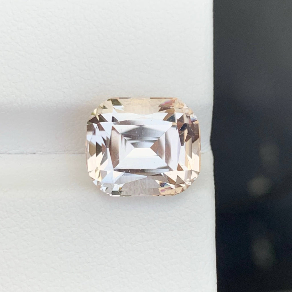 7.20 Ct Light Color Topaz Cushion Cut