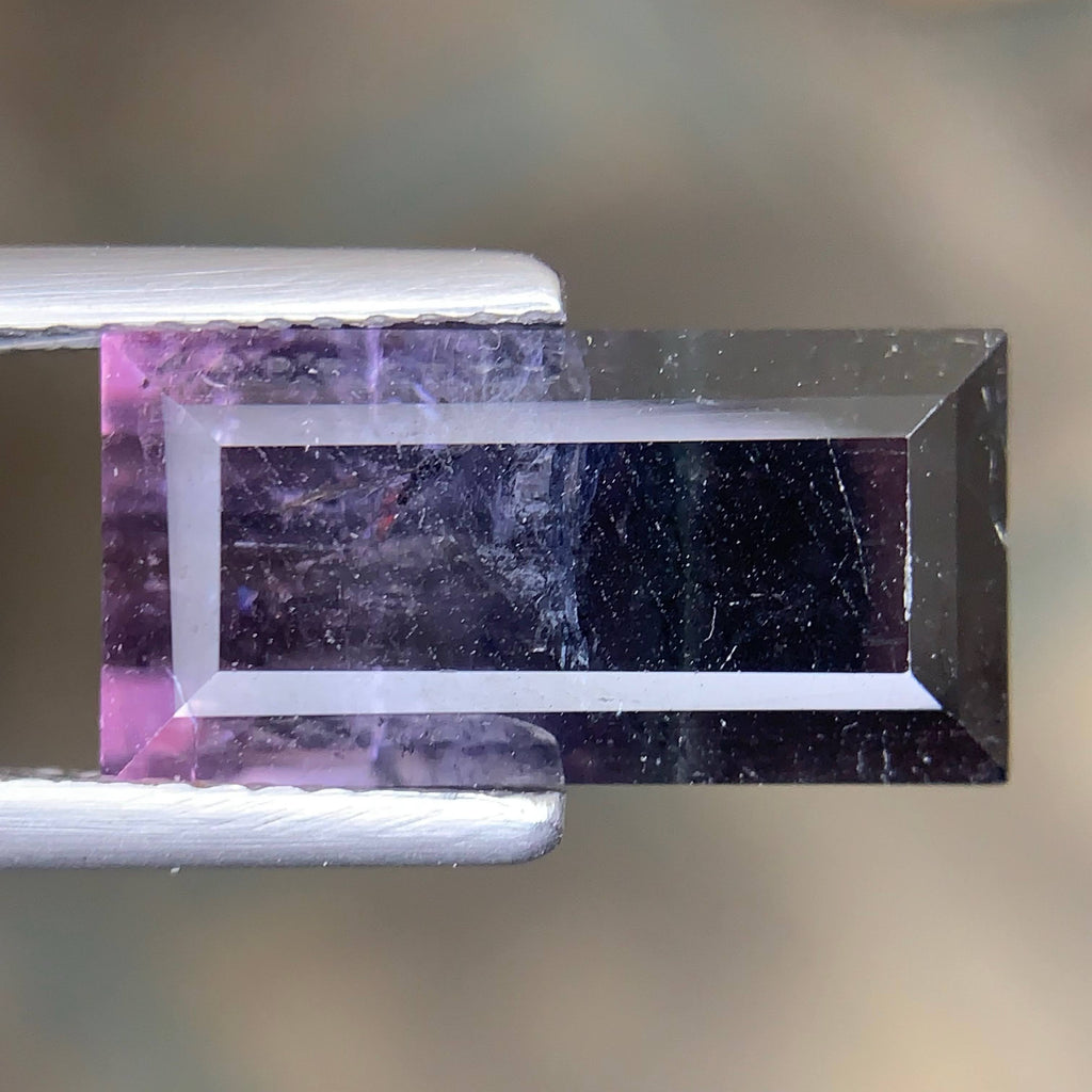 5.60 Carat Natural Loose Bicolor Tourmaline Stone Baguette Cut Afghan Gemstone