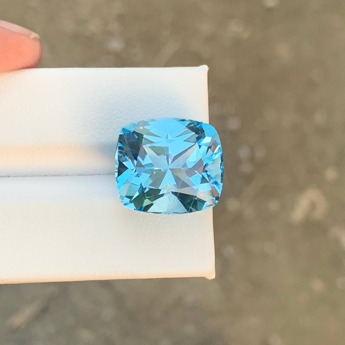 22.10 Carat Natural Loose Sky Blue Color Topaz Fancy Cut African Gemstone
