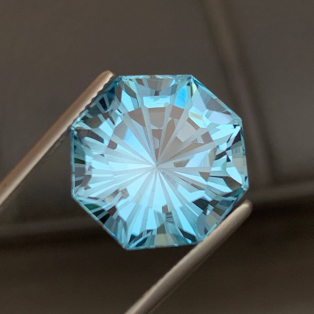 19.00 Carat Natural Loose Sky Blue Topaz Fancy Cut  African Gemstone