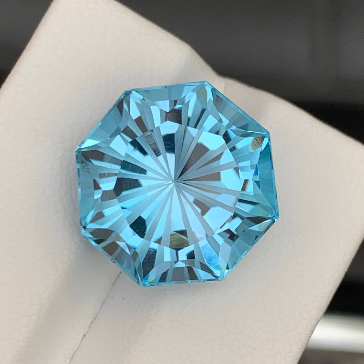 19.00 Carat Natural Loose Sky Blue Topaz Fancy Cut  African Gemstone