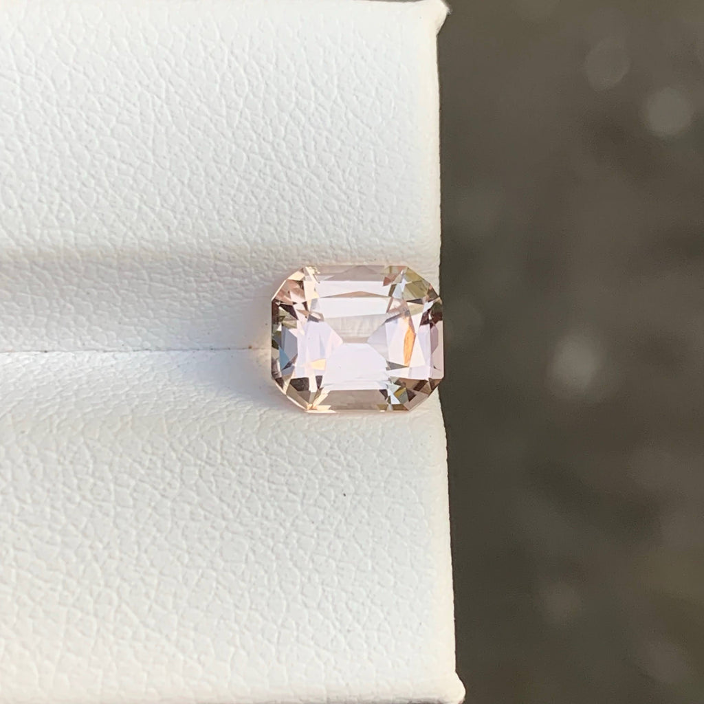 2.45 Carat Golden Topaz Cushion Cut Pakistan VVS Untreated