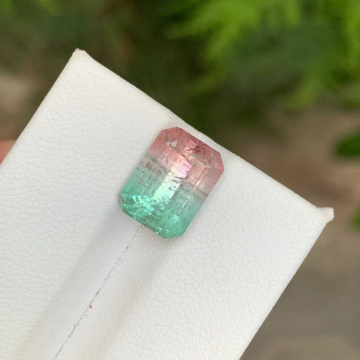4.95 Carat Natural Bicolor Watermelon Tourmaline Stone Afghan Gemstone
