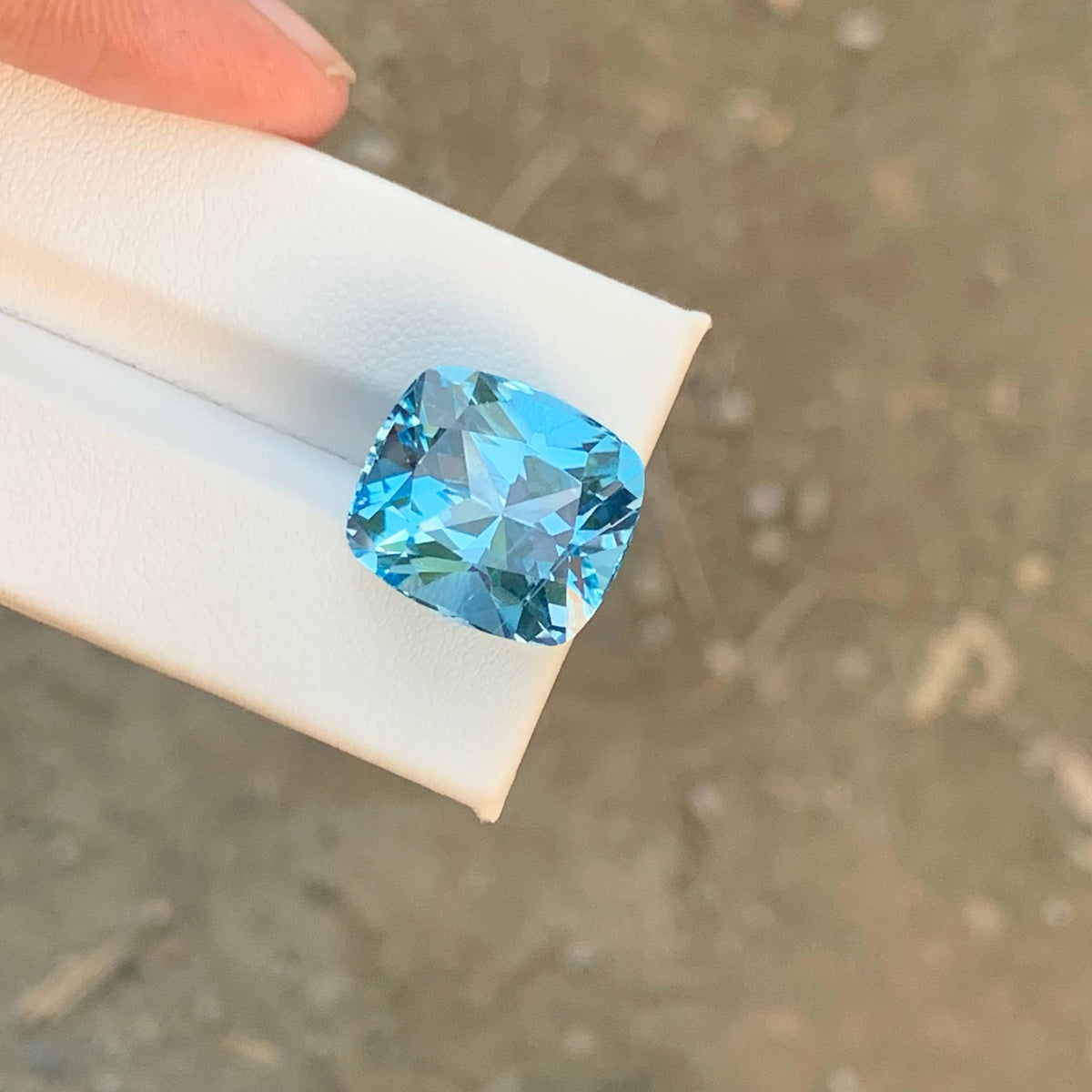 22.10 Carat Natural Loose Sky Blue Color Topaz Fancy Cut African Gemstone