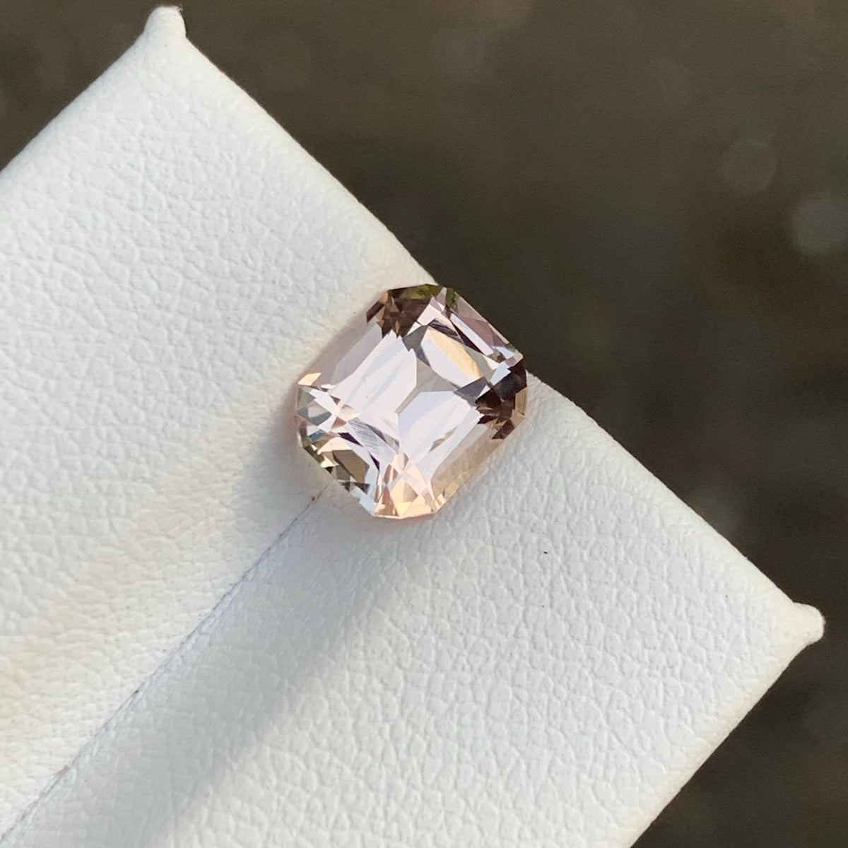 2.45 Carat Golden Topaz Cushion Cut Pakistan VVS Untreated
