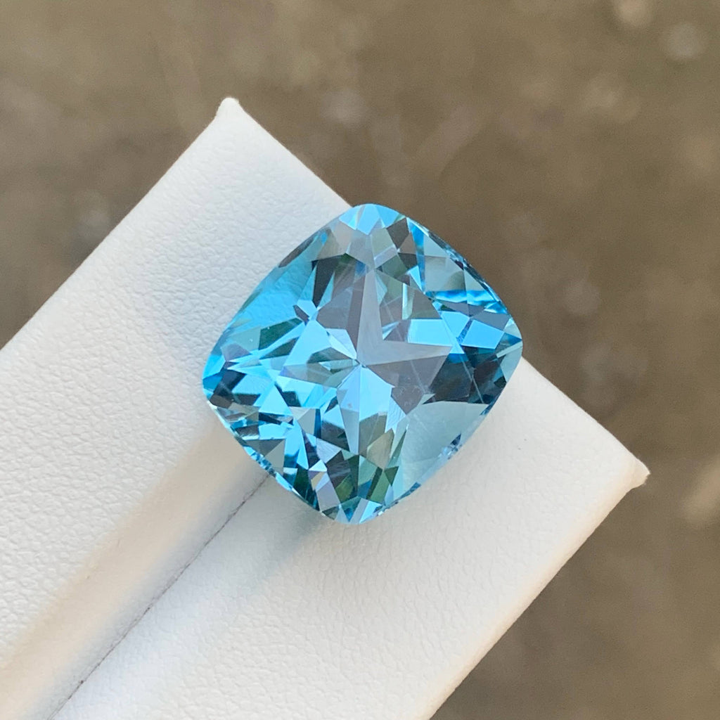 22.10 Carat Natural Loose Sky Blue Color Topaz Fancy Cut African Gemstone