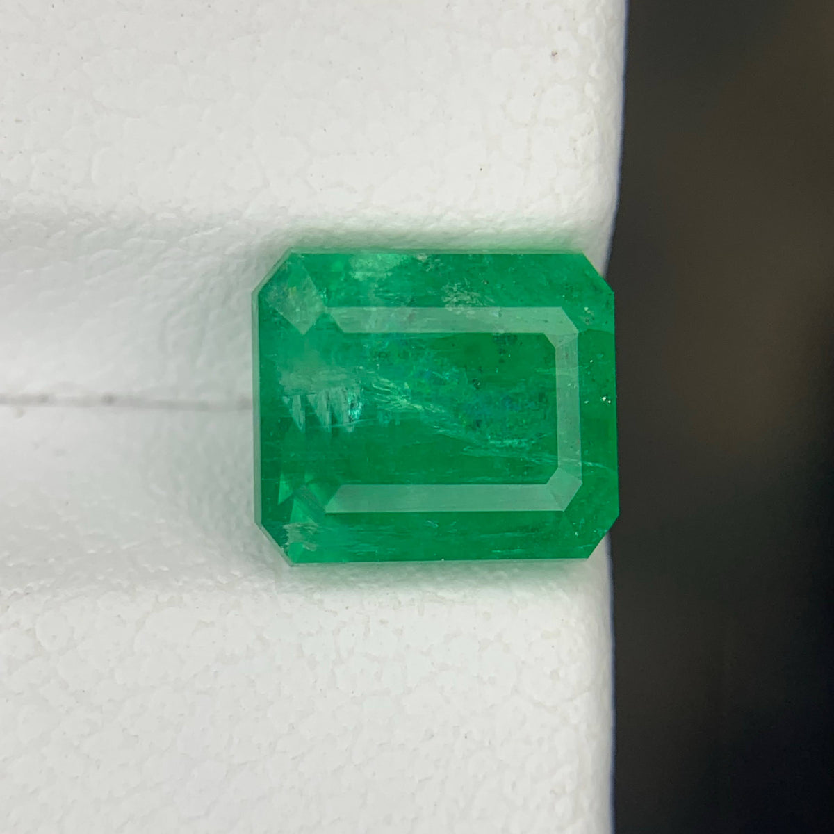 2.15 Ct Green Emerald Stone Emerald Cut