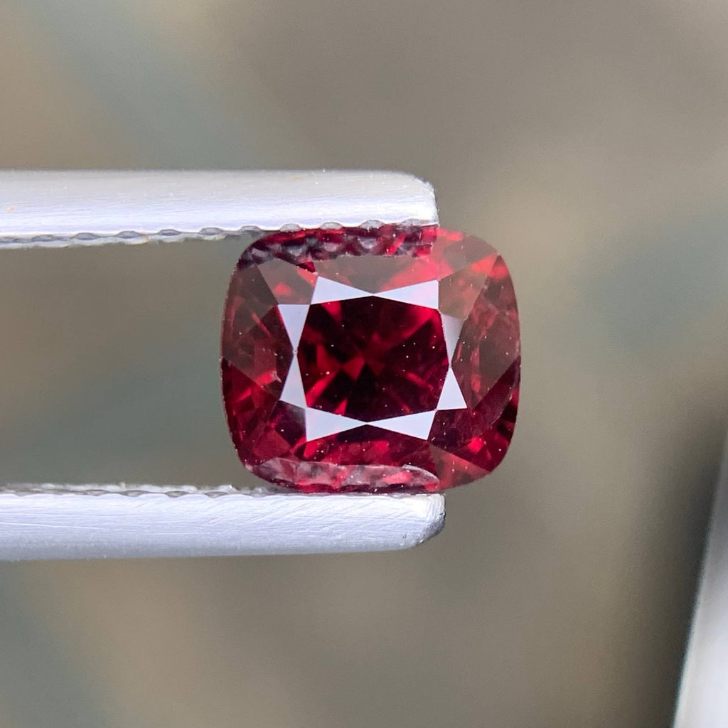1.49 Ct Brownish Red Spinel Cushion Cut
