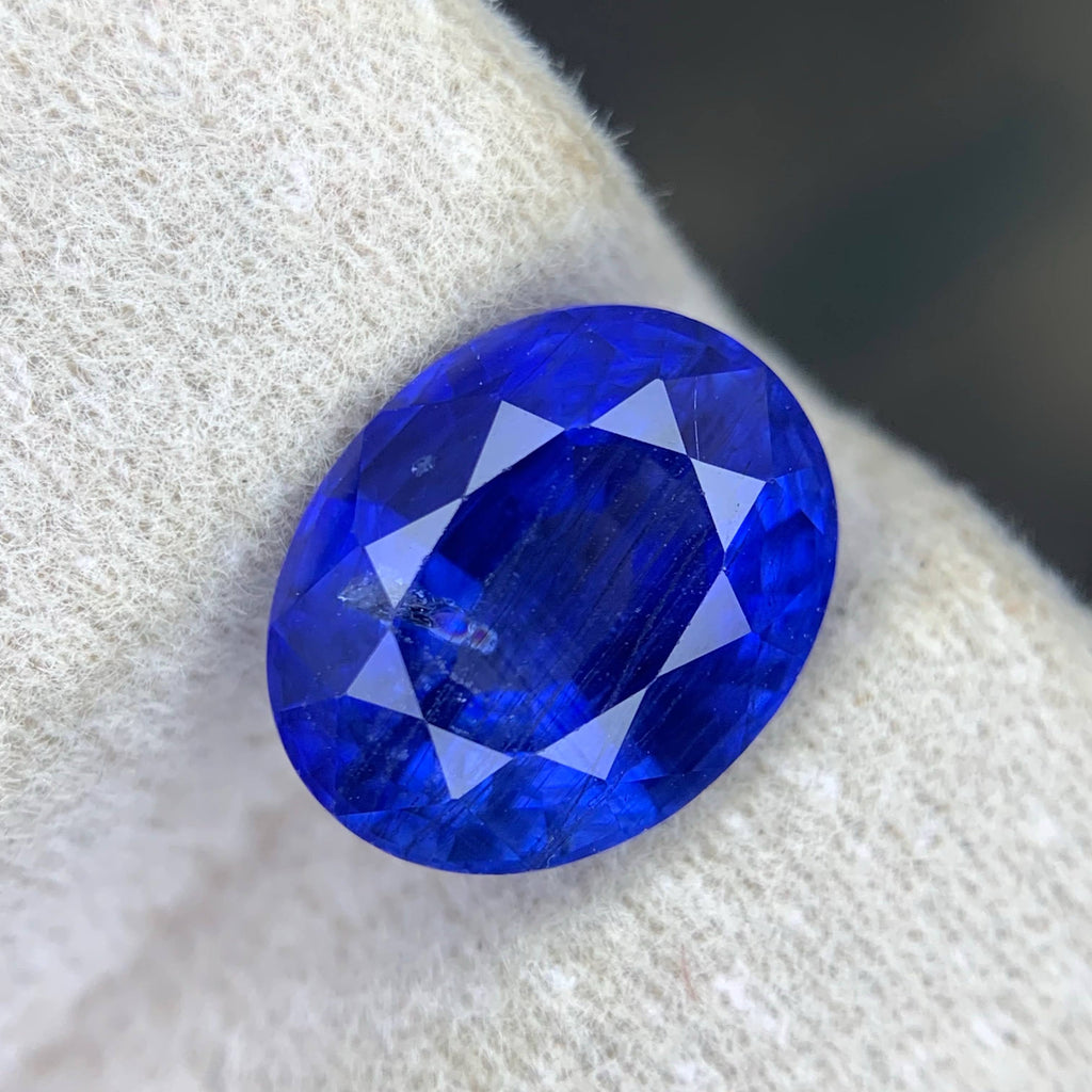3.68 Carat Natural Loose Certified Blue Sapphire Stone Oval Cut Sri Lankan Gemstone