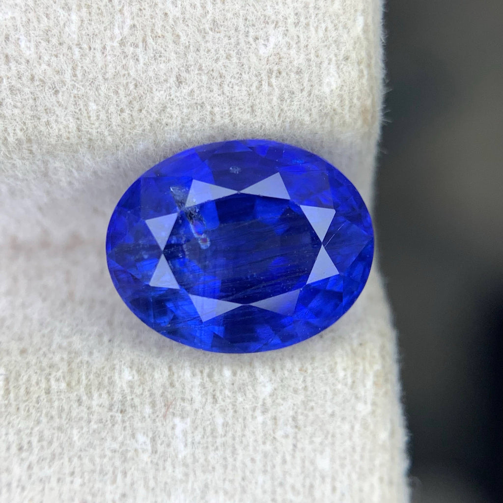 3.68 Carat Natural Loose Certified Blue Sapphire Stone Oval Cut Sri Lankan Gemstone