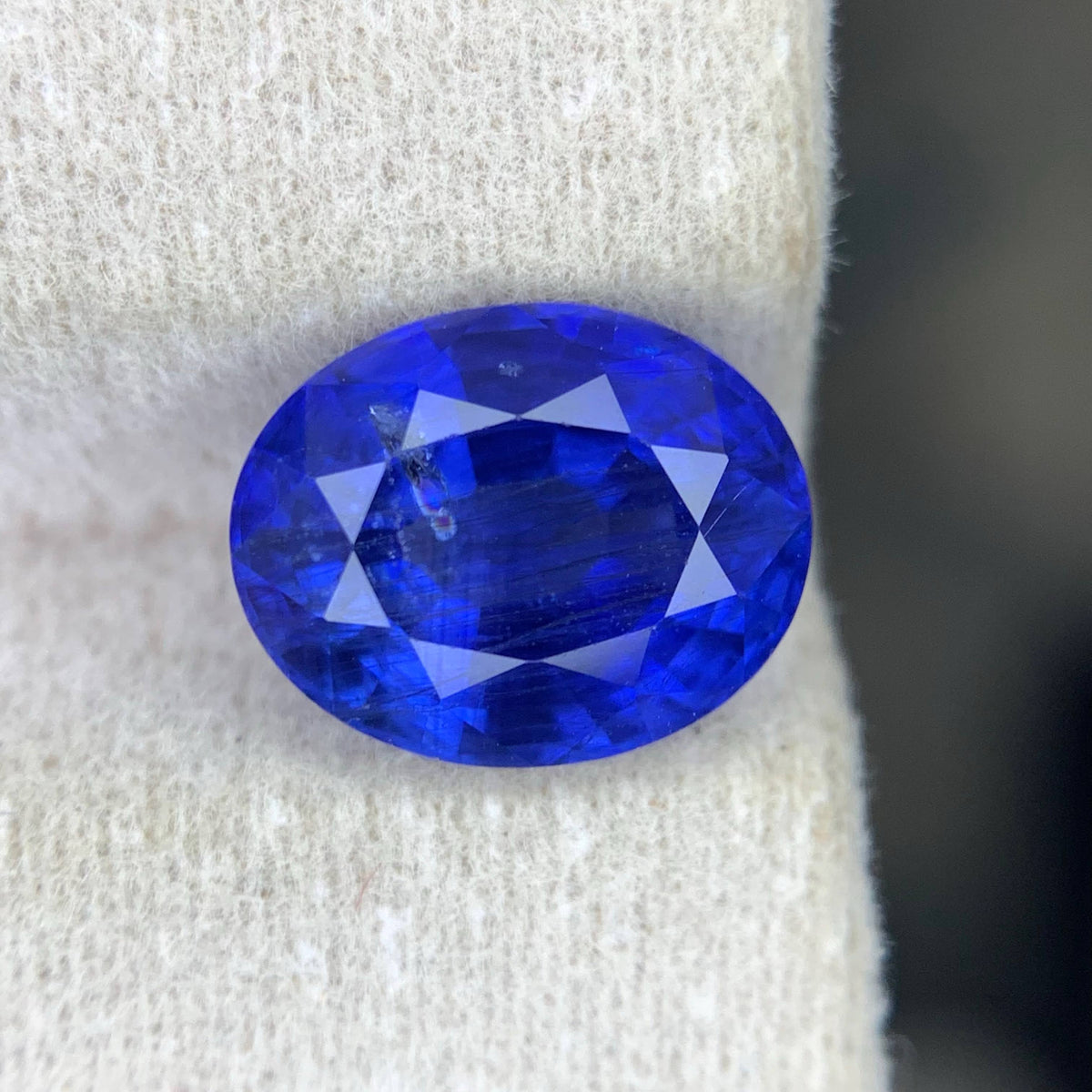 3.68 Carat Natural Loose Certified Blue Sapphire Stone Oval Cut Sri Lankan Gemstone