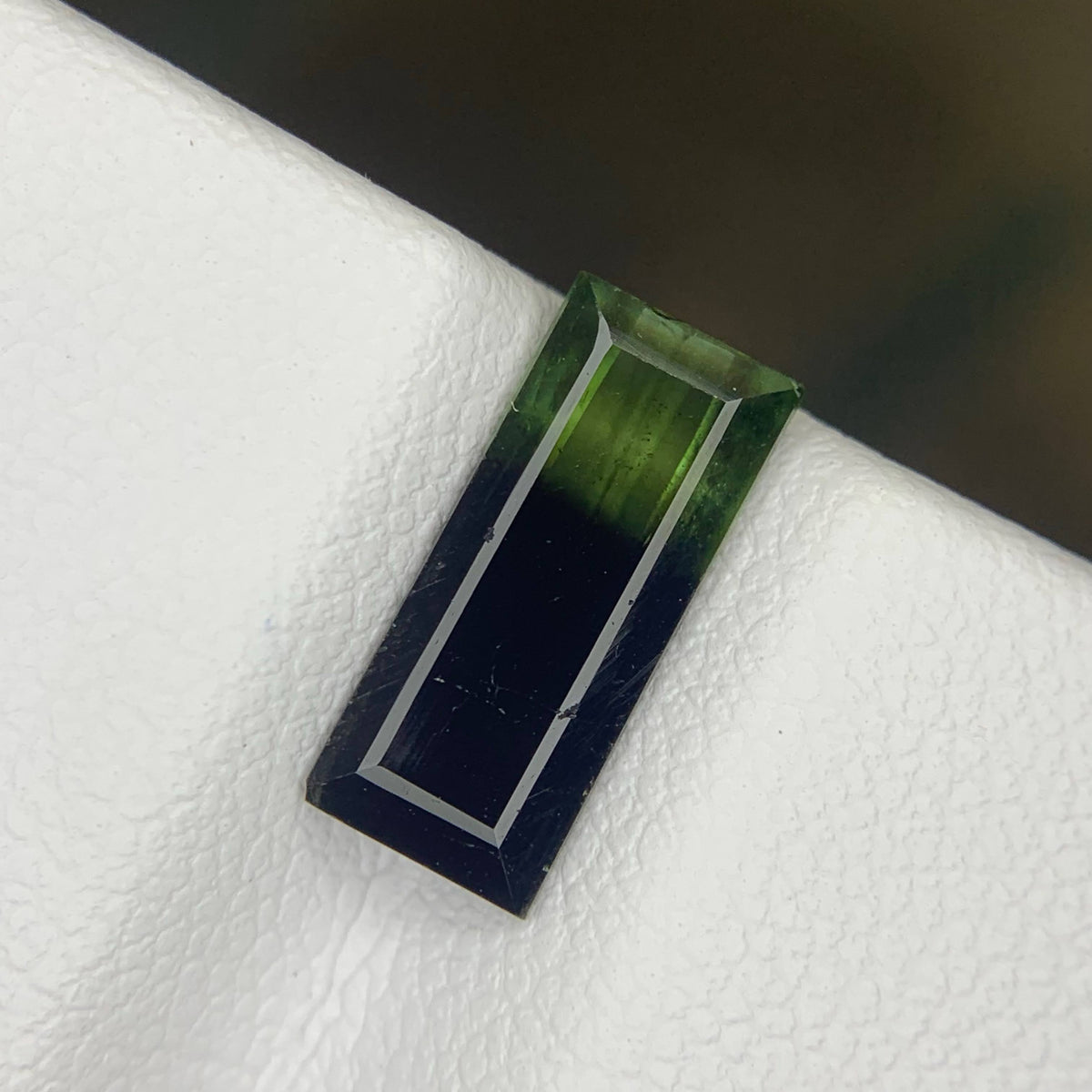 2.45 Carat Bicolor Tourmaline Baguette Cut Pakistan | SI Untreated