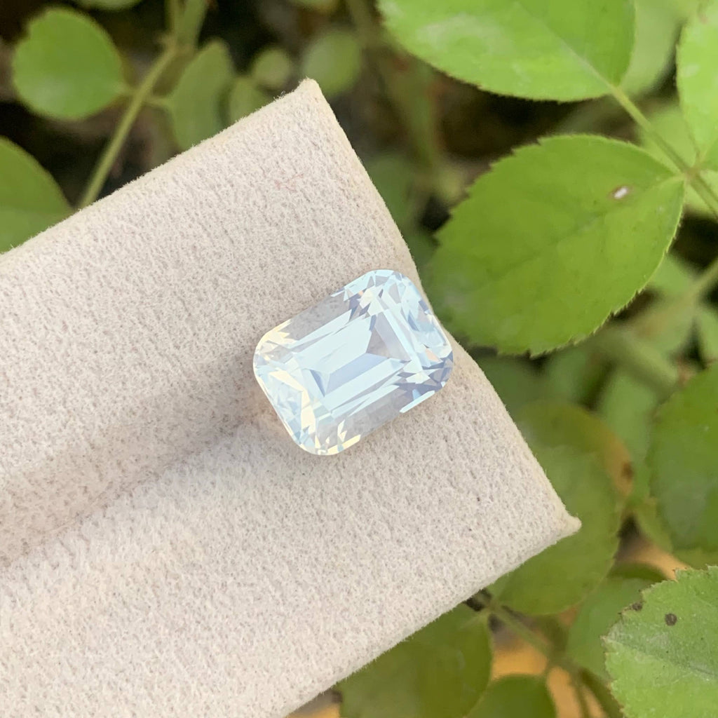 5.30 Carat Milky Quartz Cushion Cut Africa Eye Clean Untreated Gem