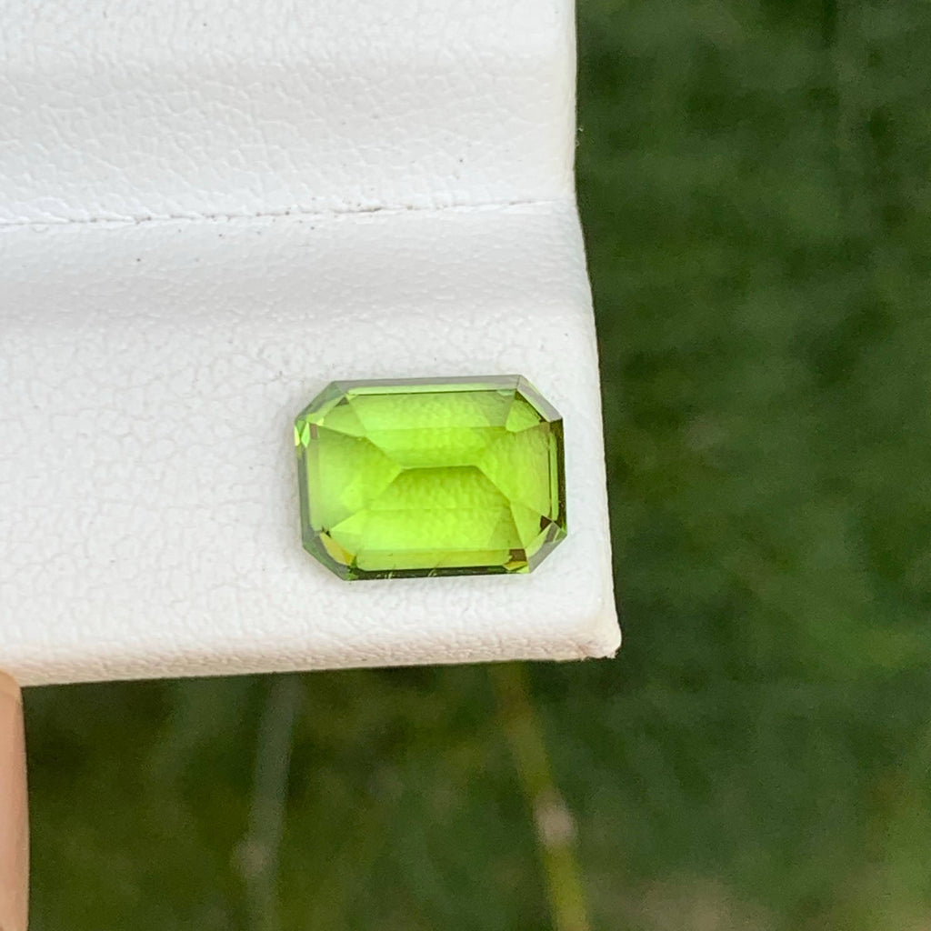 3.65 Carat Apple Green Peridot
