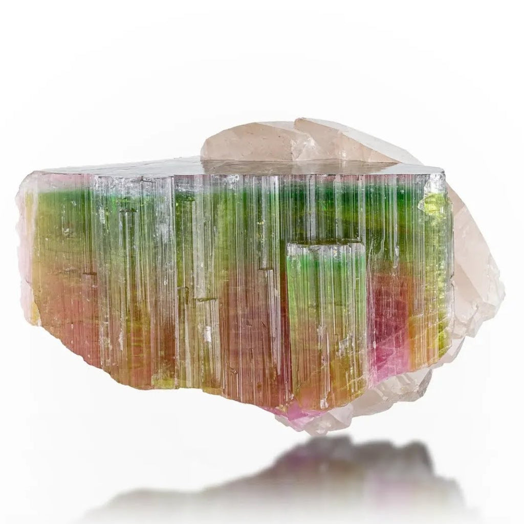 Bicolor Tourmaline With Quartz